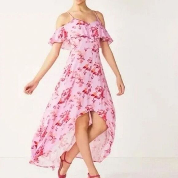 Rewind Flower High Low Maxi Dress - Picture 1 of 4